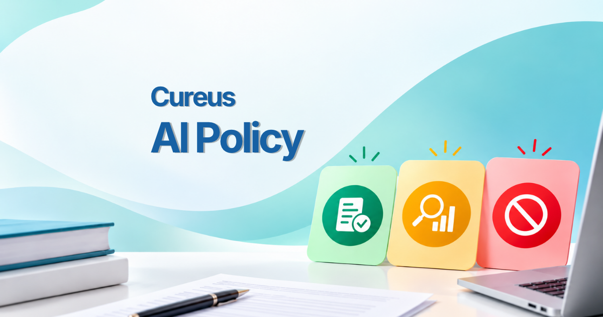 Cureus AI policy blog hero image 